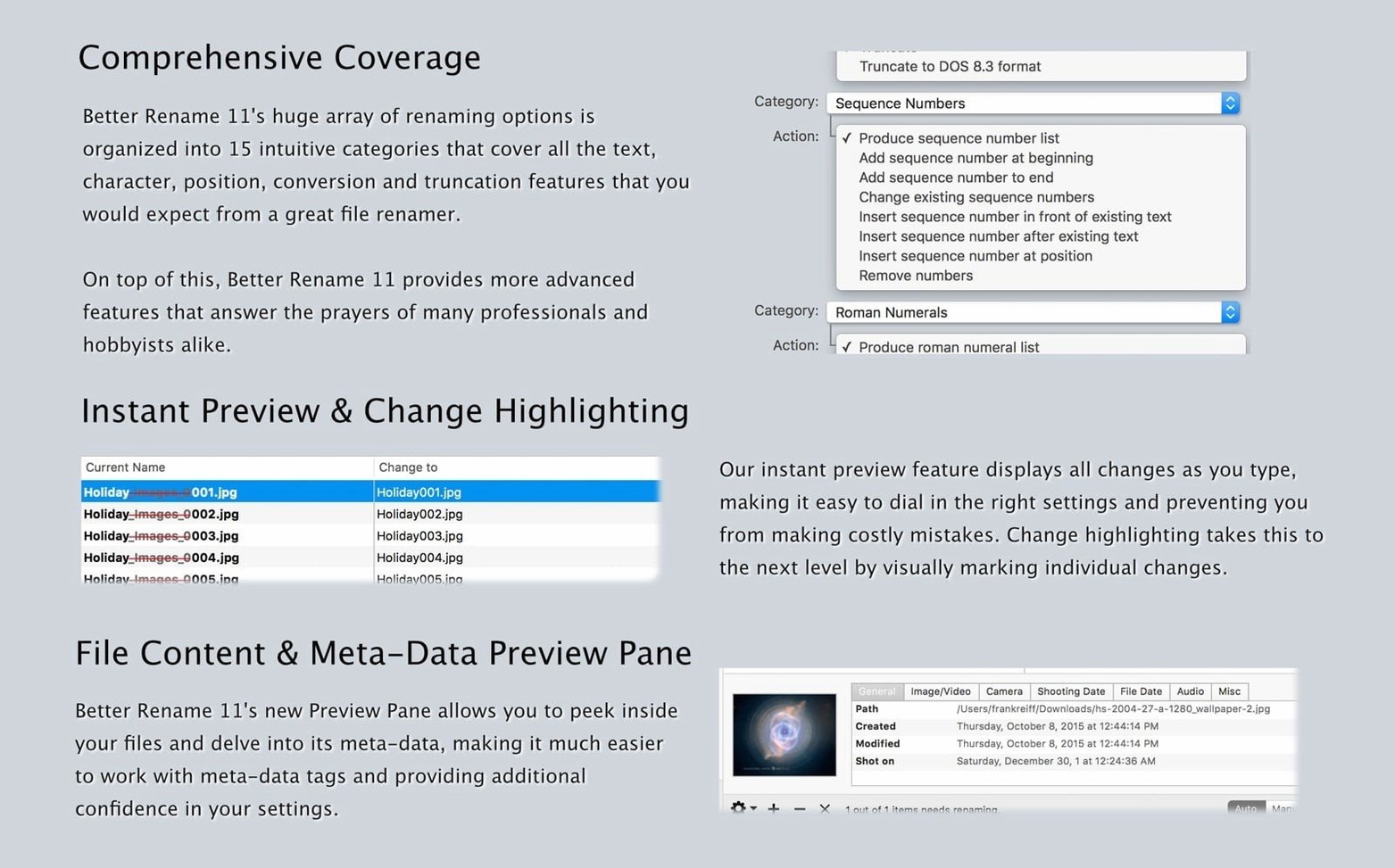 A Better Finder Rename — closer look 3 A Better Finder Rename view 3 on macOS