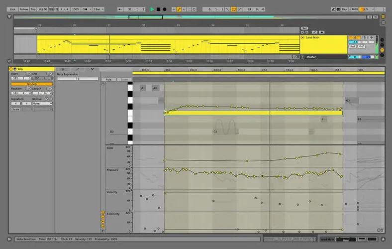 Ableton Live — closer look 3 Ableton Live view 3 on macOS