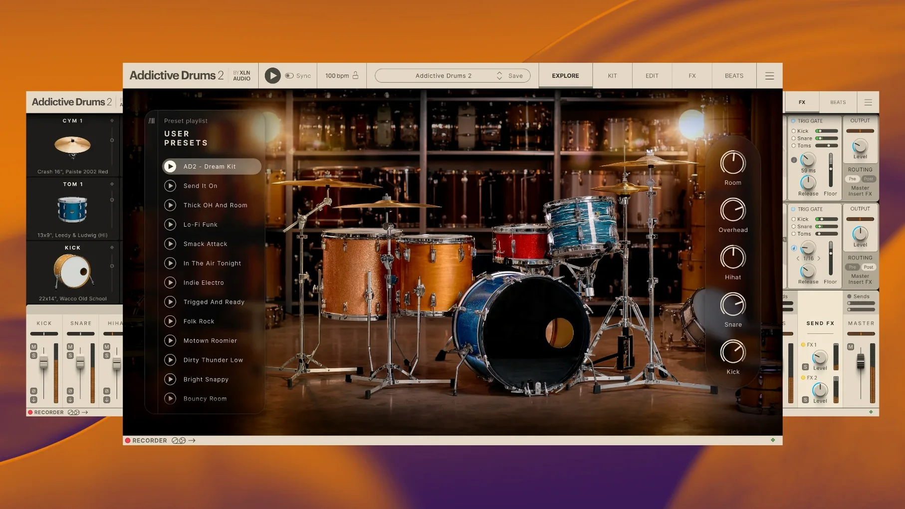 Addictive Drums 2 — closer look 1 xln audio addictive drums 2 complete collection — screen capture
