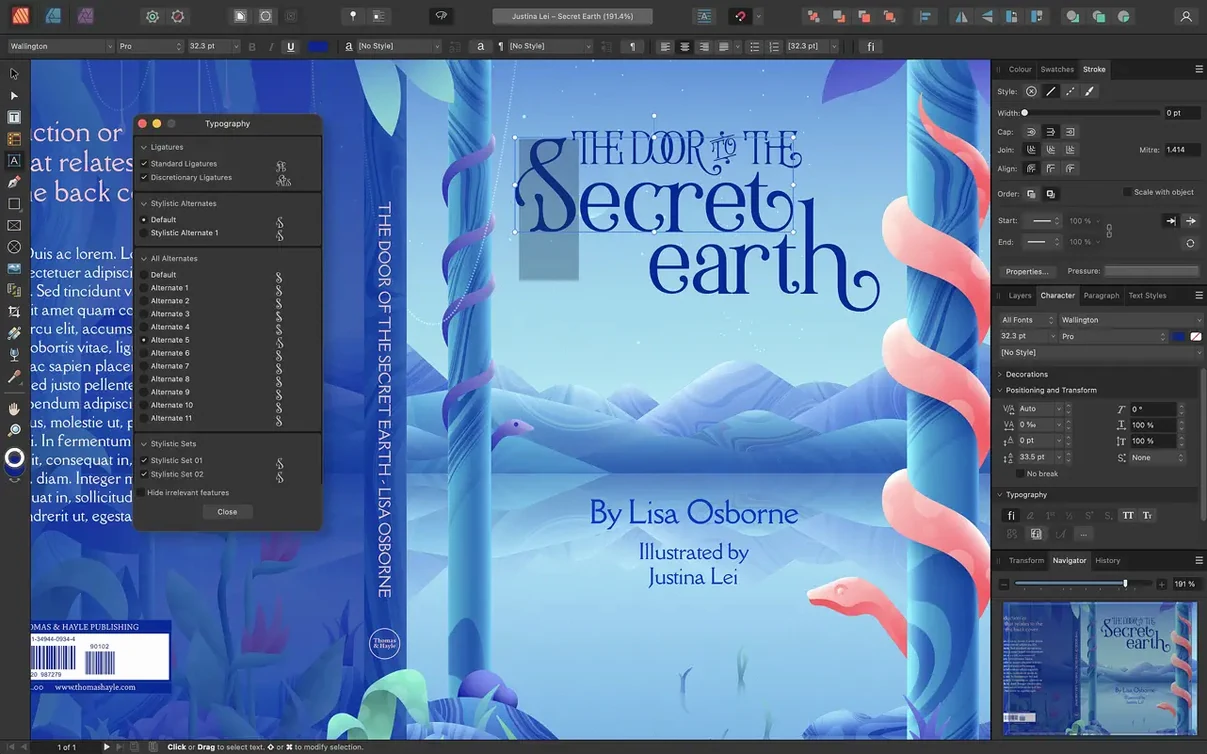 Affinity Publisher — closer look 4 Affinity Publisher view 4 on macOS