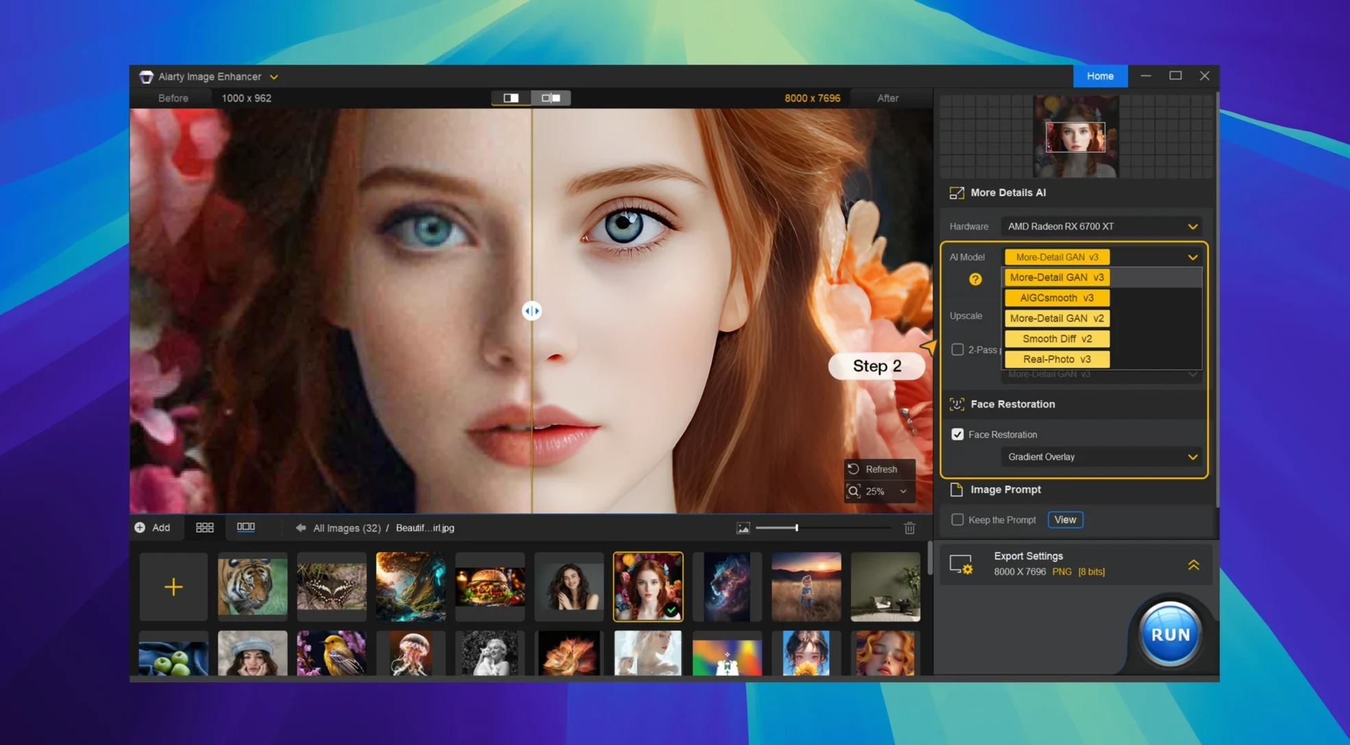 Aiarty Image Enhancer — closer look 2 Aiarty Image Enhancer view 2 on macOS