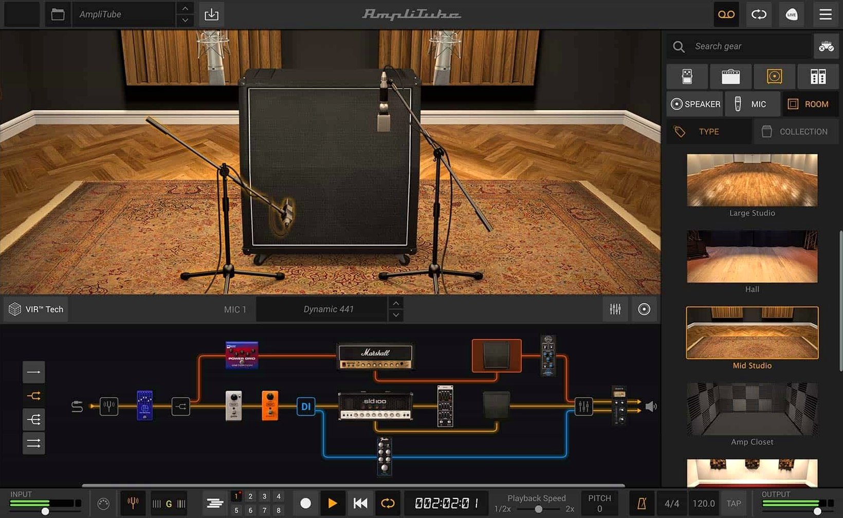 AmpliTube — closer look 1 amplitube 5 mac download — screen capture