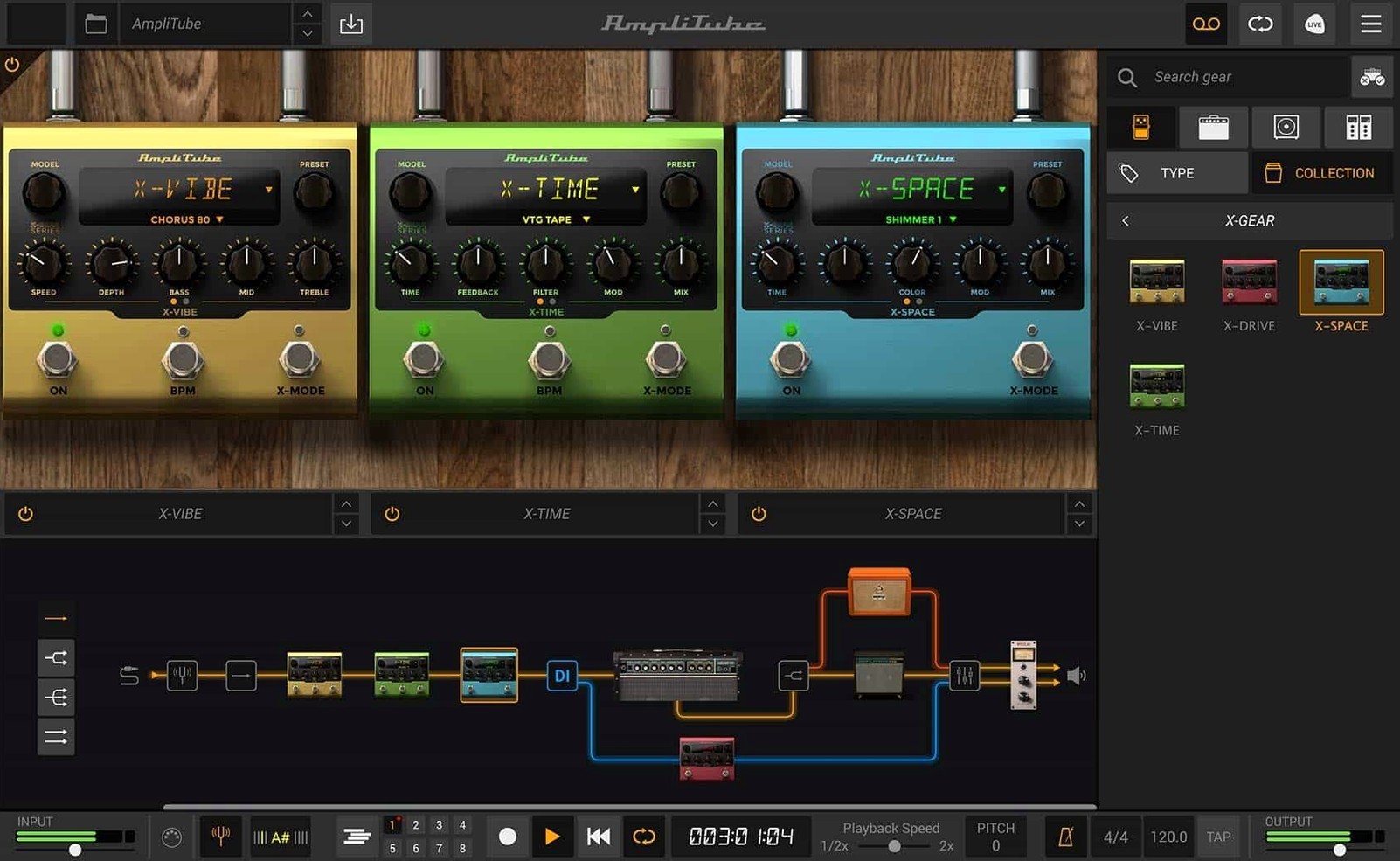 AmpliTube — closer look 4 AmpliTube view 4 on macOS