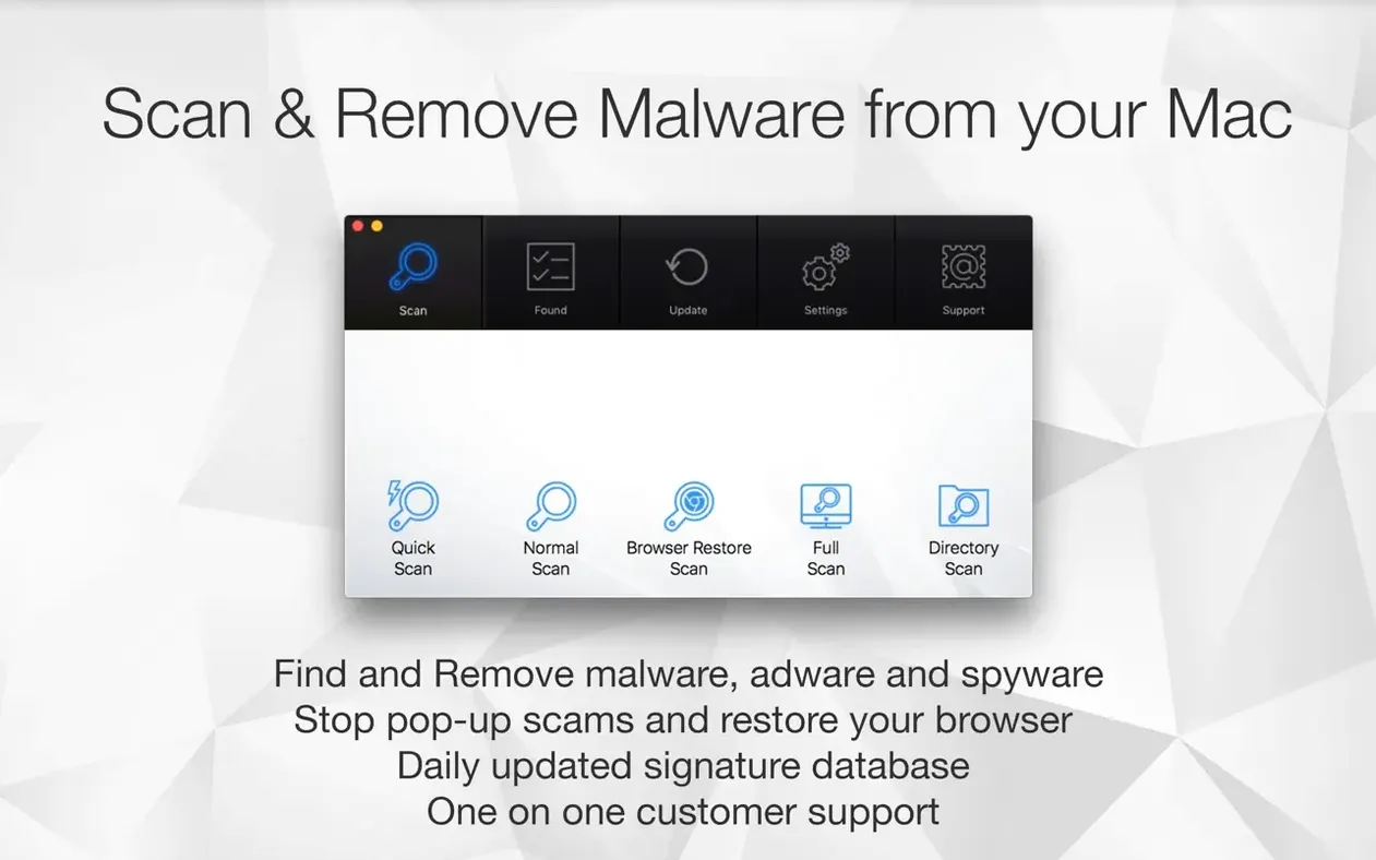 Antivirus Zap - Virus Scanner showcase 1 antivirus zap mac, main view
