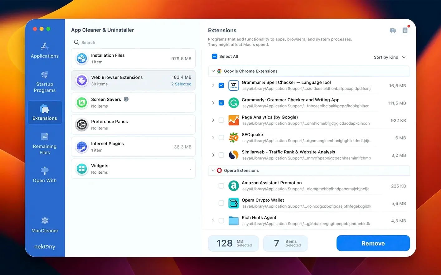 App Cleaner & Uninstaller showcase 3 App Cleaner & Uninstaller capture 3