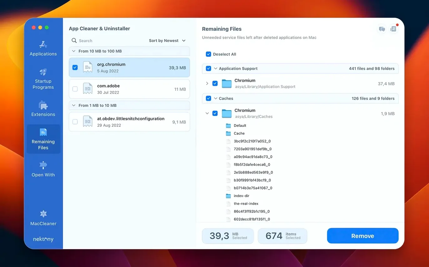 App Cleaner & Uninstaller showcase 4 App Cleaner & Uninstaller capture 4