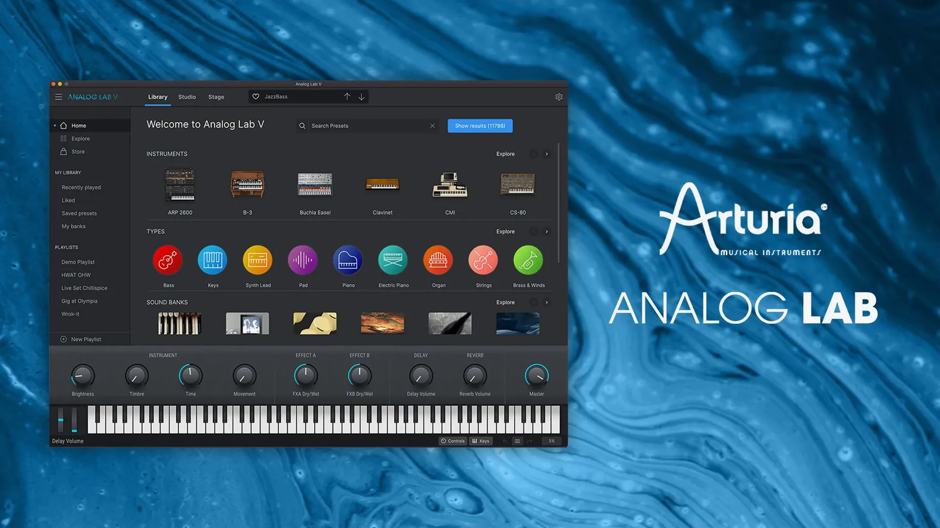 Arturia Analog Lab V — closer look 1 arturia v collection torrent mac, main view