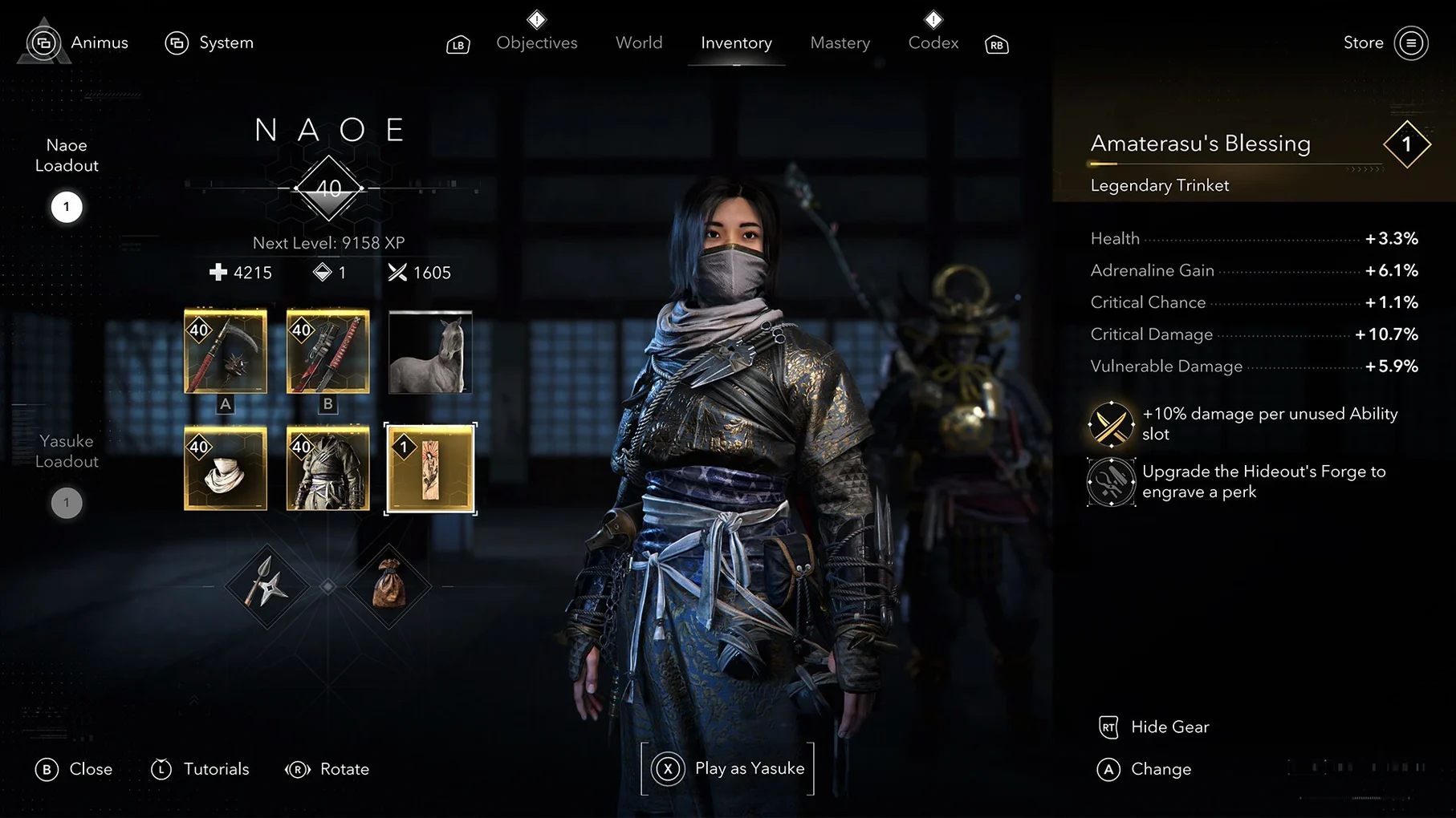 Assassin's Creed Shadows — closer look 4 Assassin's Creed Shadows view 4 on macOS