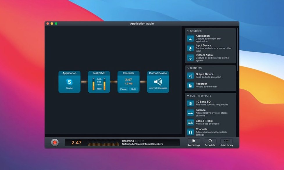 Audio Hijack showcase 2 Audio Hijack capture 2