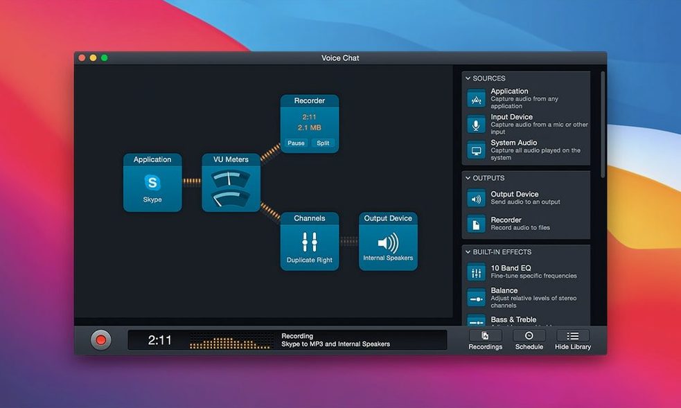 Audio Hijack showcase 3 Audio Hijack capture 3