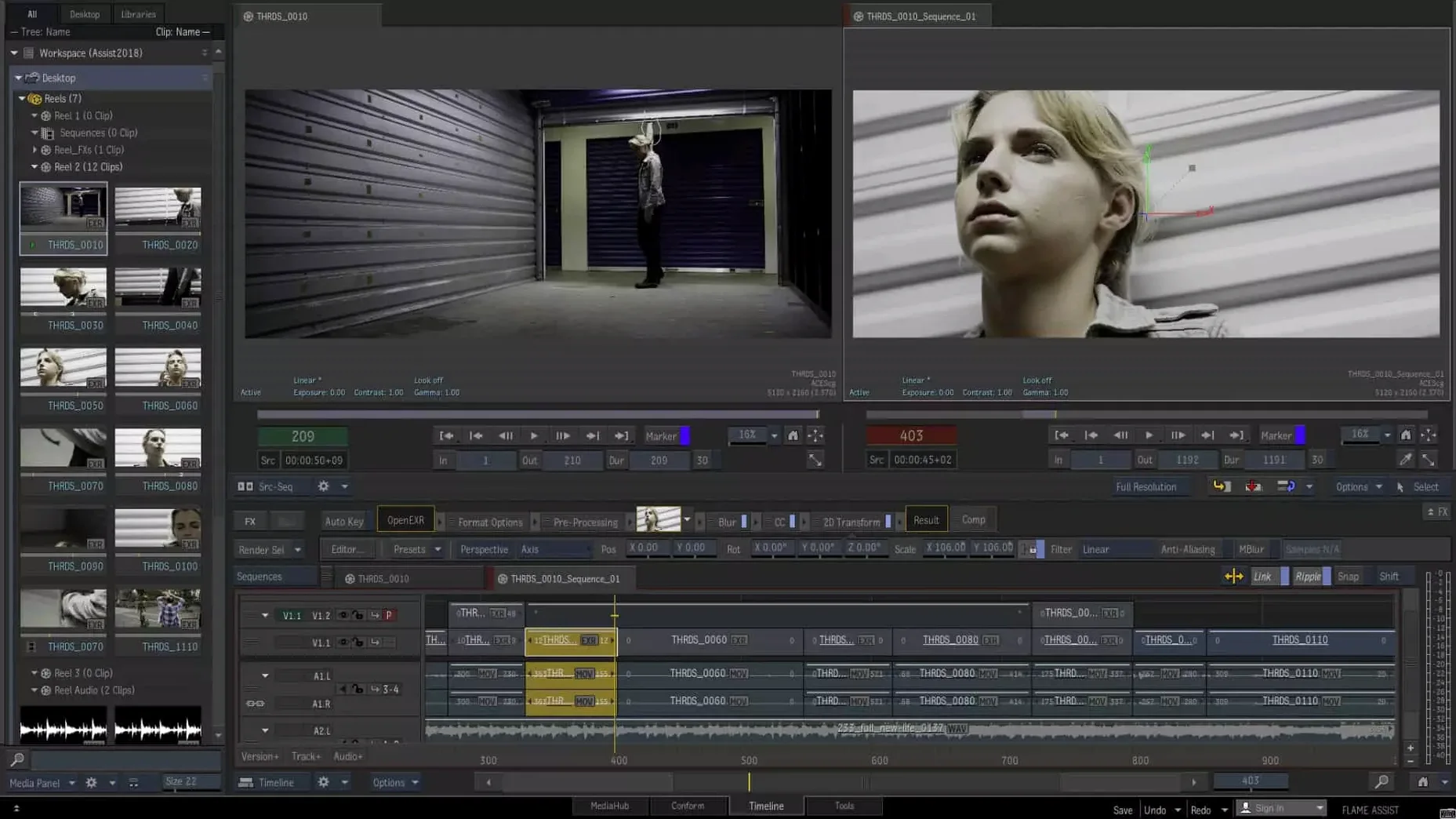 Autodesk Flame — closer look 3 Autodesk Flame view 3 on macOS