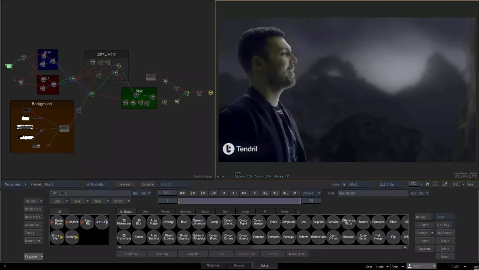 Autodesk Flame — closer look 4 Autodesk Flame view 4 on macOS