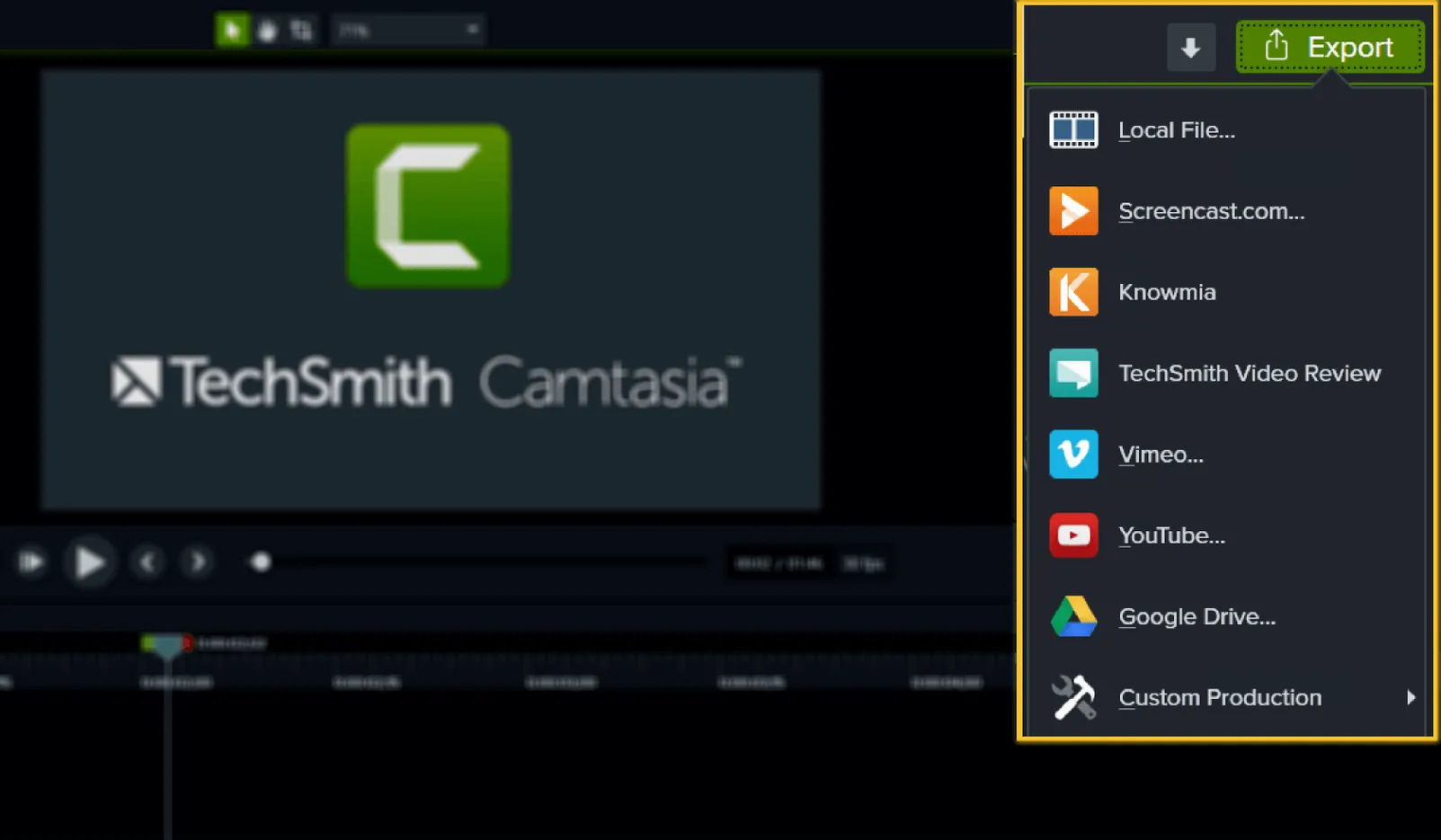 Camtasia showcase 4 Camtasia capture 4
