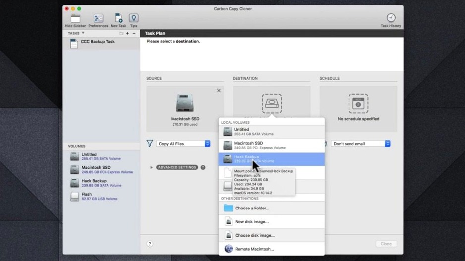 Carbon Copy Cloner showcase 3 Carbon Copy Cloner capture 3