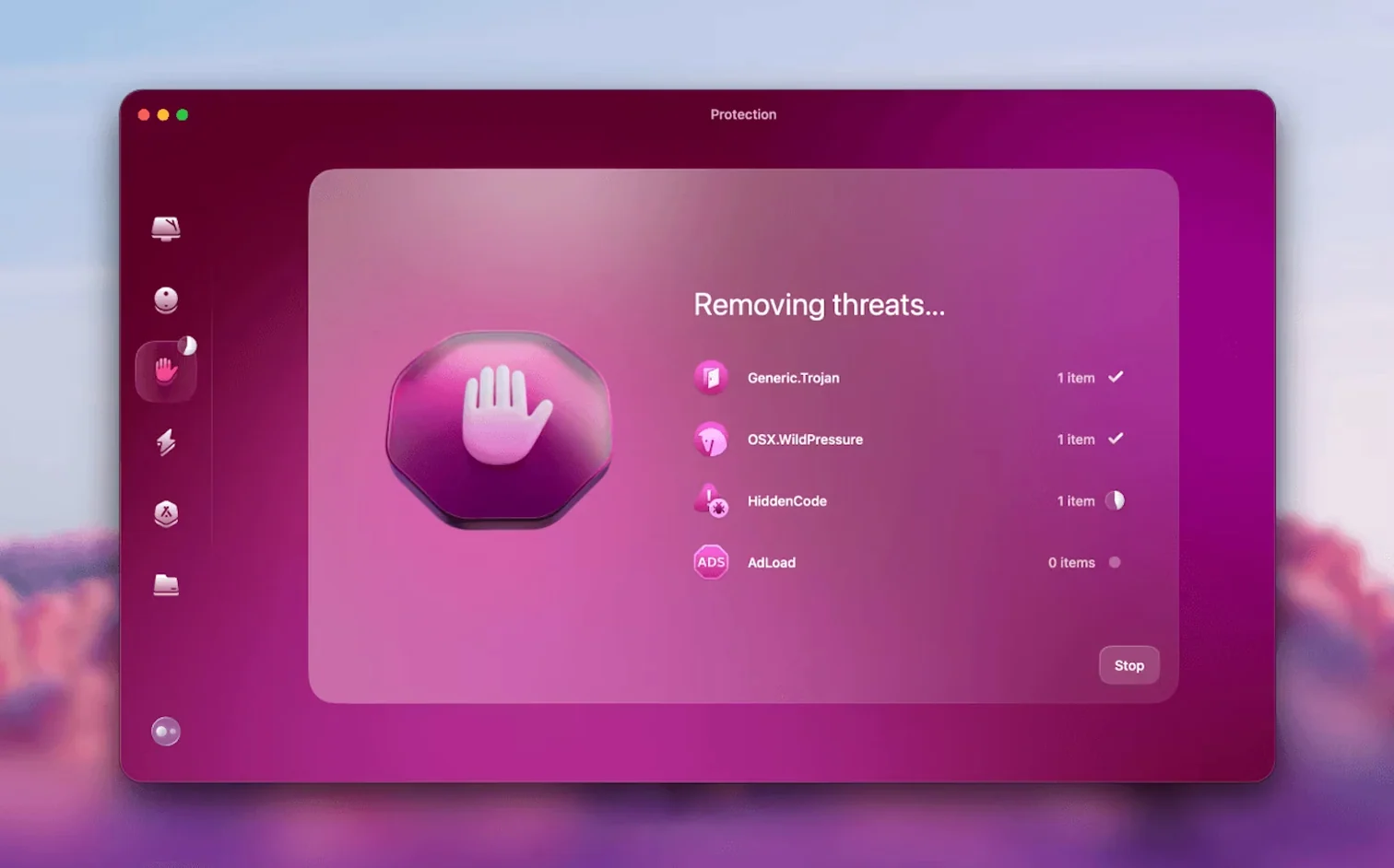 CleanMyMac — closer look 3 CleanMyMac view 3 on macOS