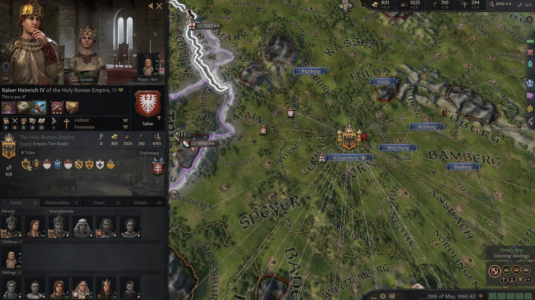 Crusader Kings III — closer look 3 Crusader Kings III view 3 on macOS