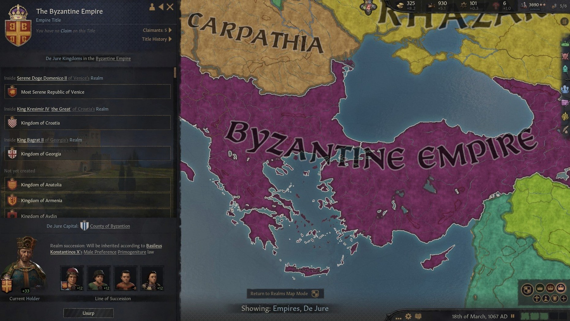 Crusader Kings III — closer look 4 Crusader Kings III view 4 on macOS