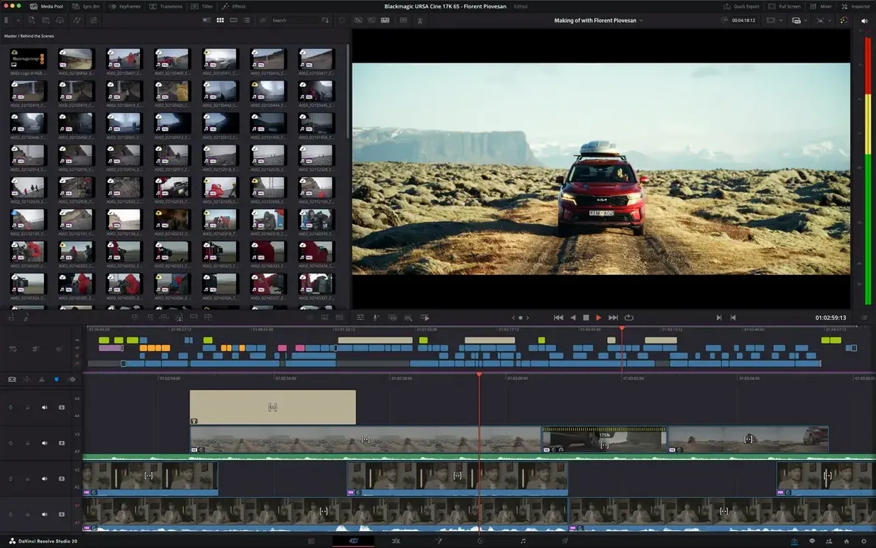 DaVinci Resolve Studio — closer look 1 da vinci resolve torrent — screen capture