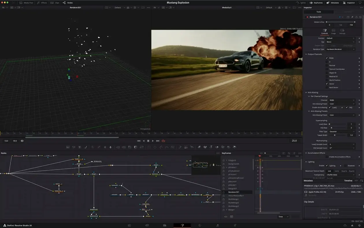 DaVinci Resolve Studio — closer look 3 DaVinci Resolve Studio view 3 on macOS