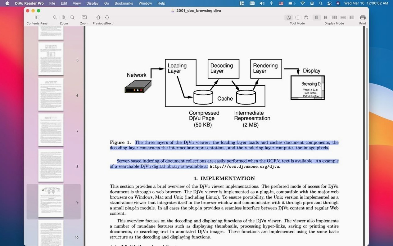 DjVu Reader Pro — closer look 1 djvu reader pro torrent mac, main view
