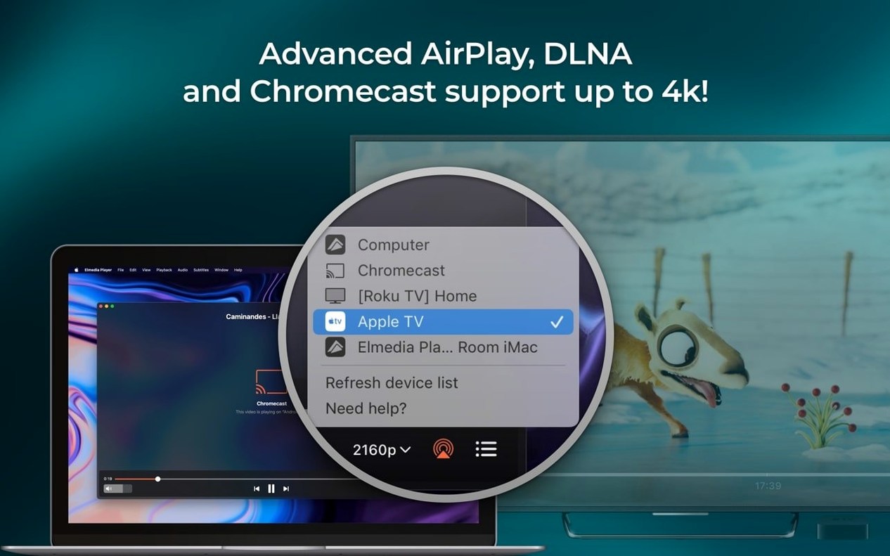 Elmedia Player Pro — closer look 3 Elmedia Player Pro view 3 on macOS