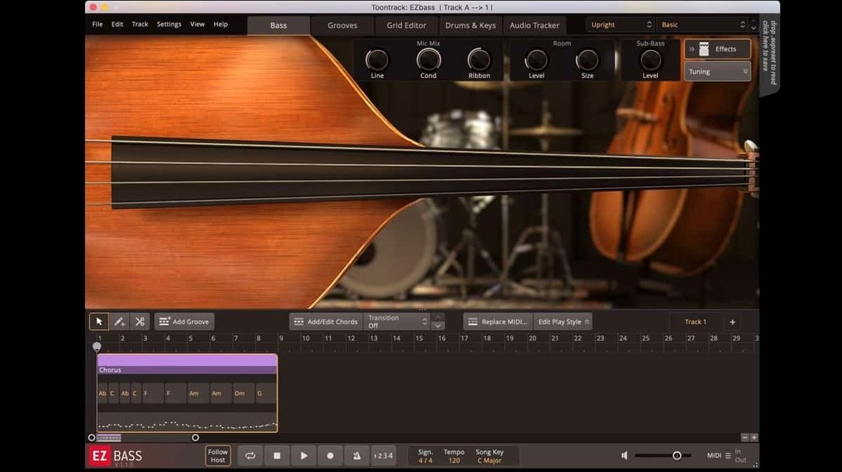 EZbass showcase 1 toontrack ezbass torrent — screen capture
