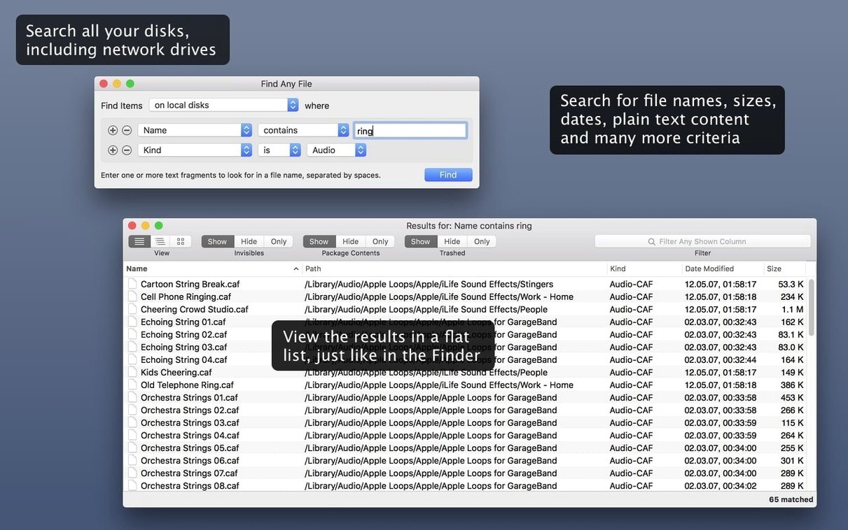 Find Any File — closer look 1 find any file free download, main view