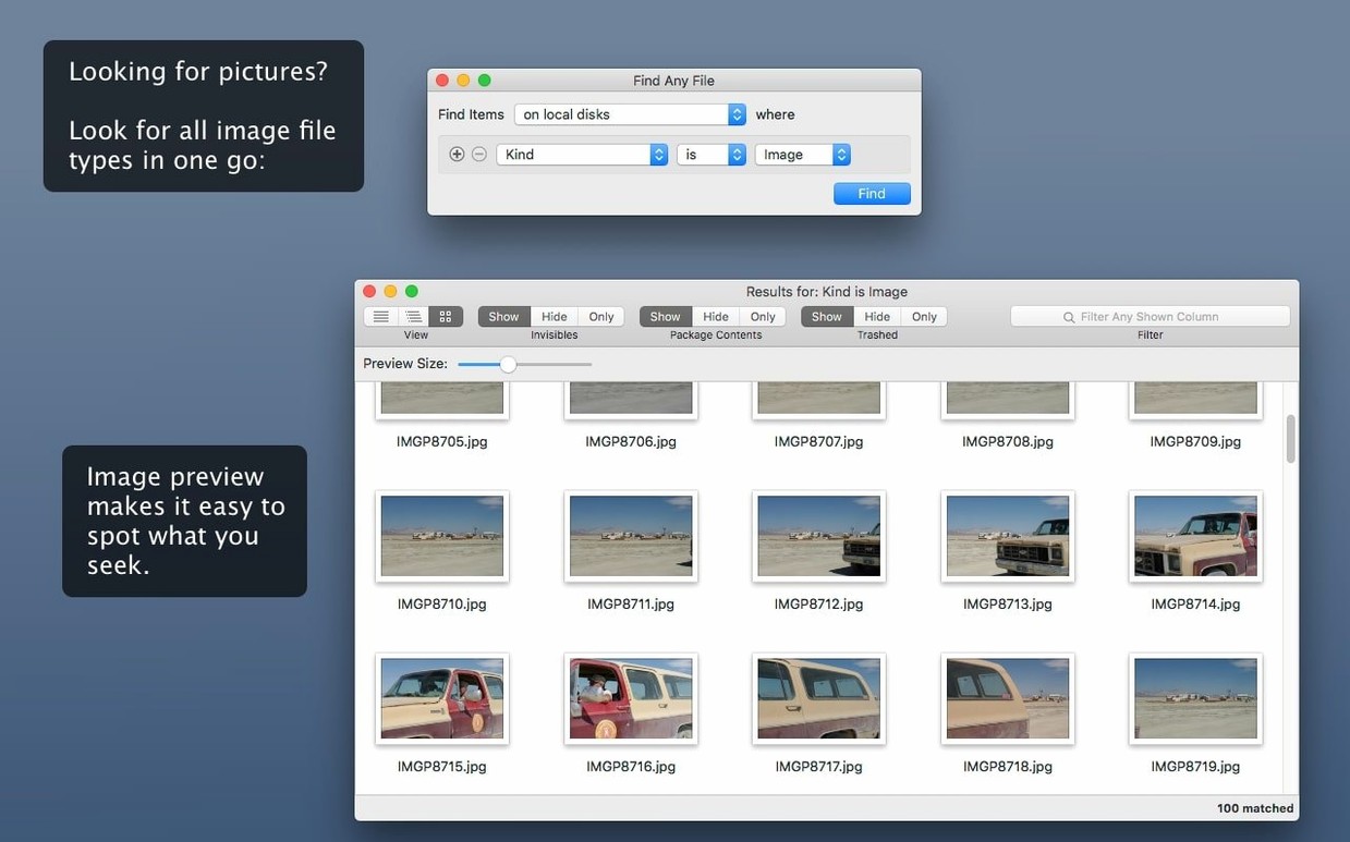 Find Any File — closer look 3 Find Any File view 3 on macOS