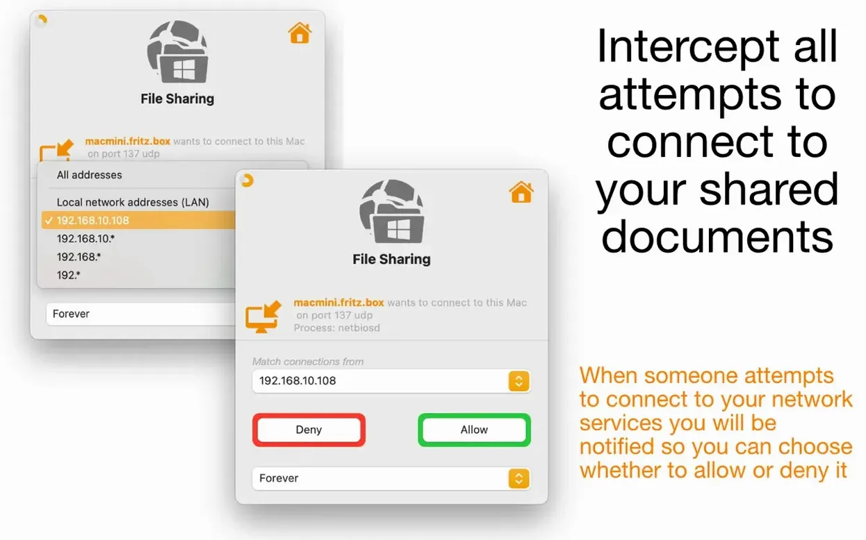 Firewall Scudo — closer look 4 Firewall Scudo view 4 on macOS