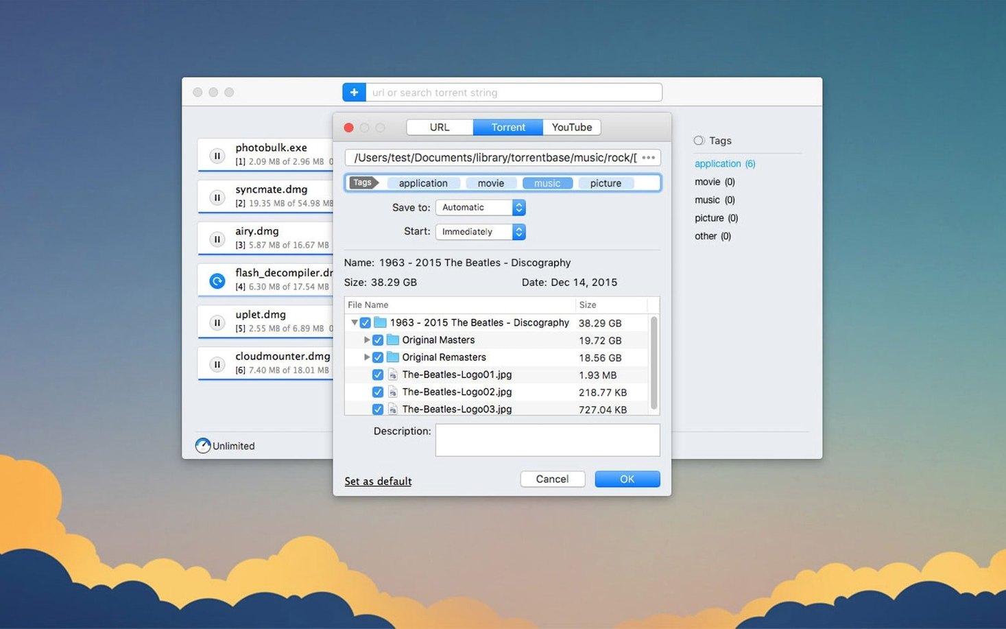 Folx Pro — closer look 4 Folx Pro view 4 on macOS