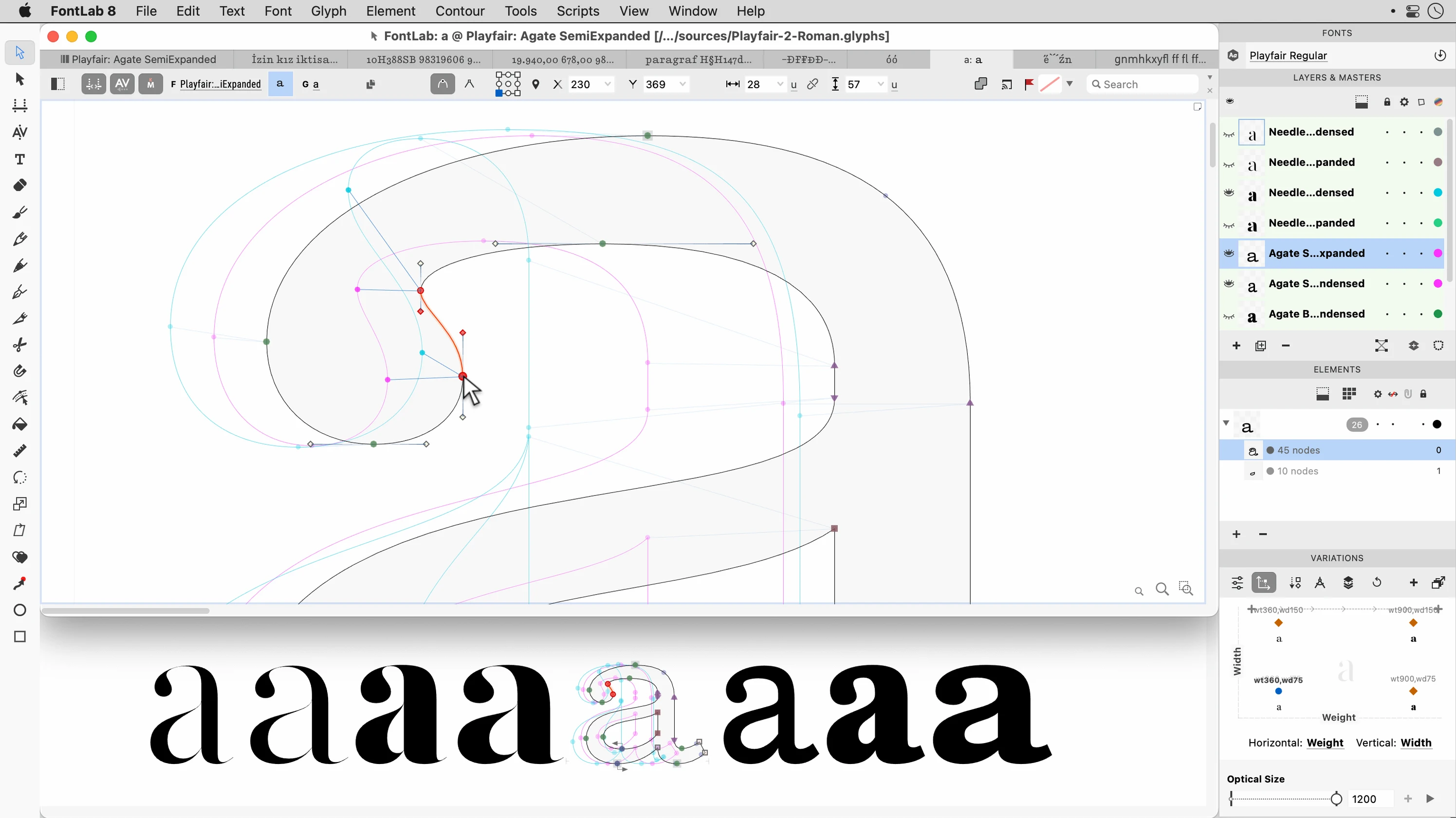 FontLab showcase 1 fontlab free download, main view