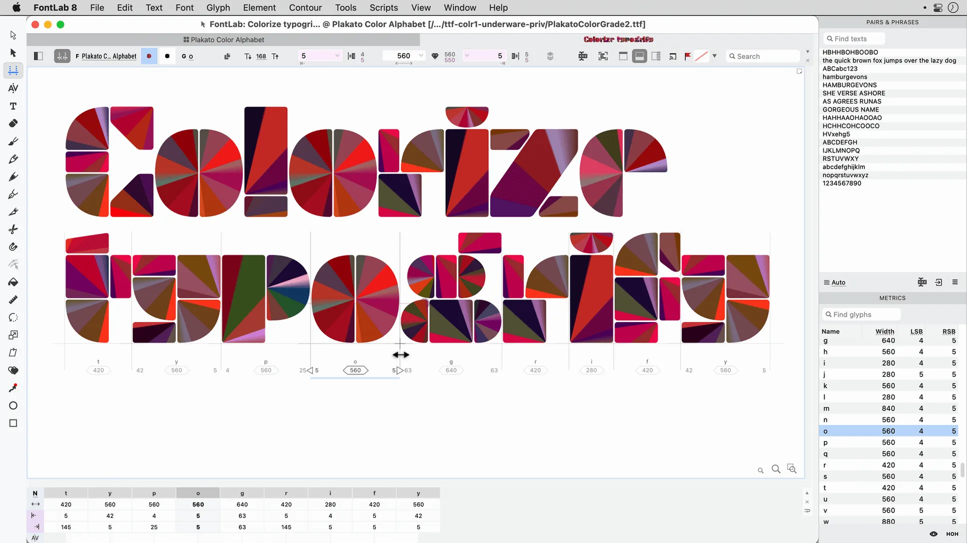 FontLab showcase 4 FontLab capture 4