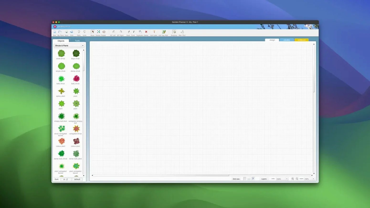 Garden Planner — closer look 1 5d planner — screen capture