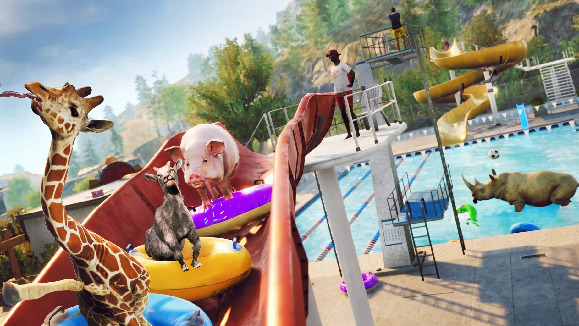 Goat Simulator 3 — closer look 4 Goat Simulator 3 view 4 on macOS