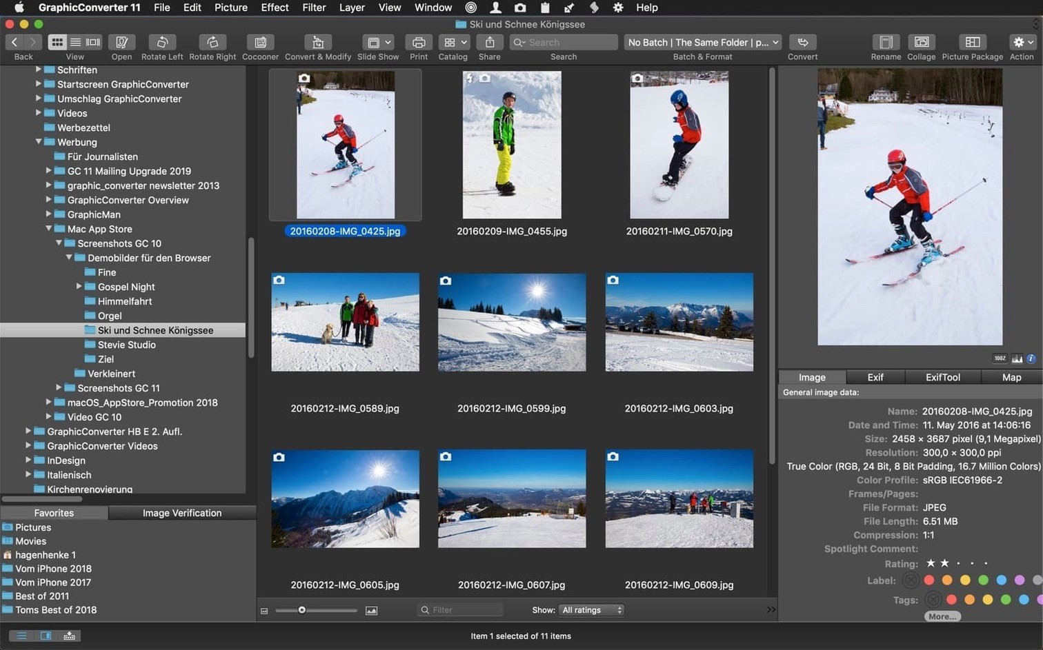 GraphicConverter 12 — closer look 2 GraphicConverter 12 view 2 on macOS