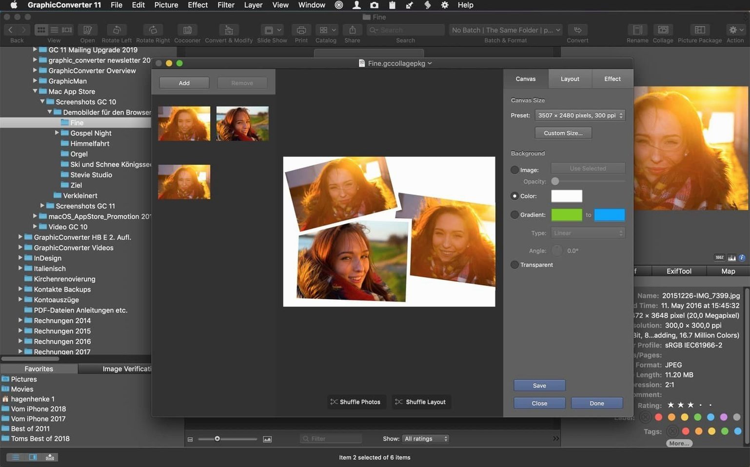 GraphicConverter 12 — closer look 4 GraphicConverter 12 view 4 on macOS