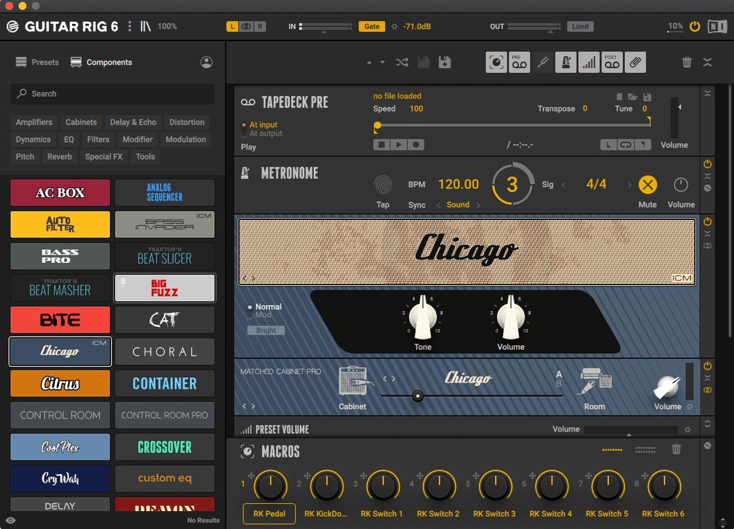 Guitar Rig showcase 1 guitar rig torrent mac — screen capture