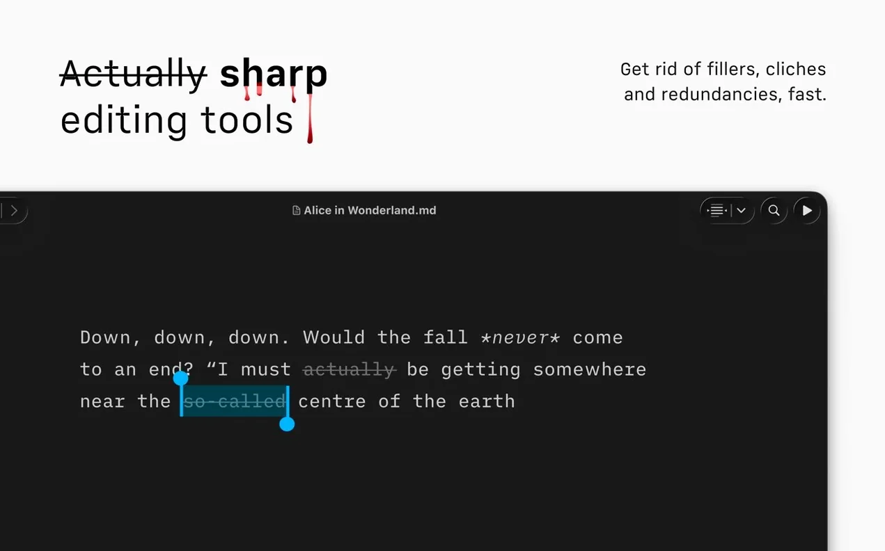 iA Writer — closer look 4 iA Writer view 4 on macOS