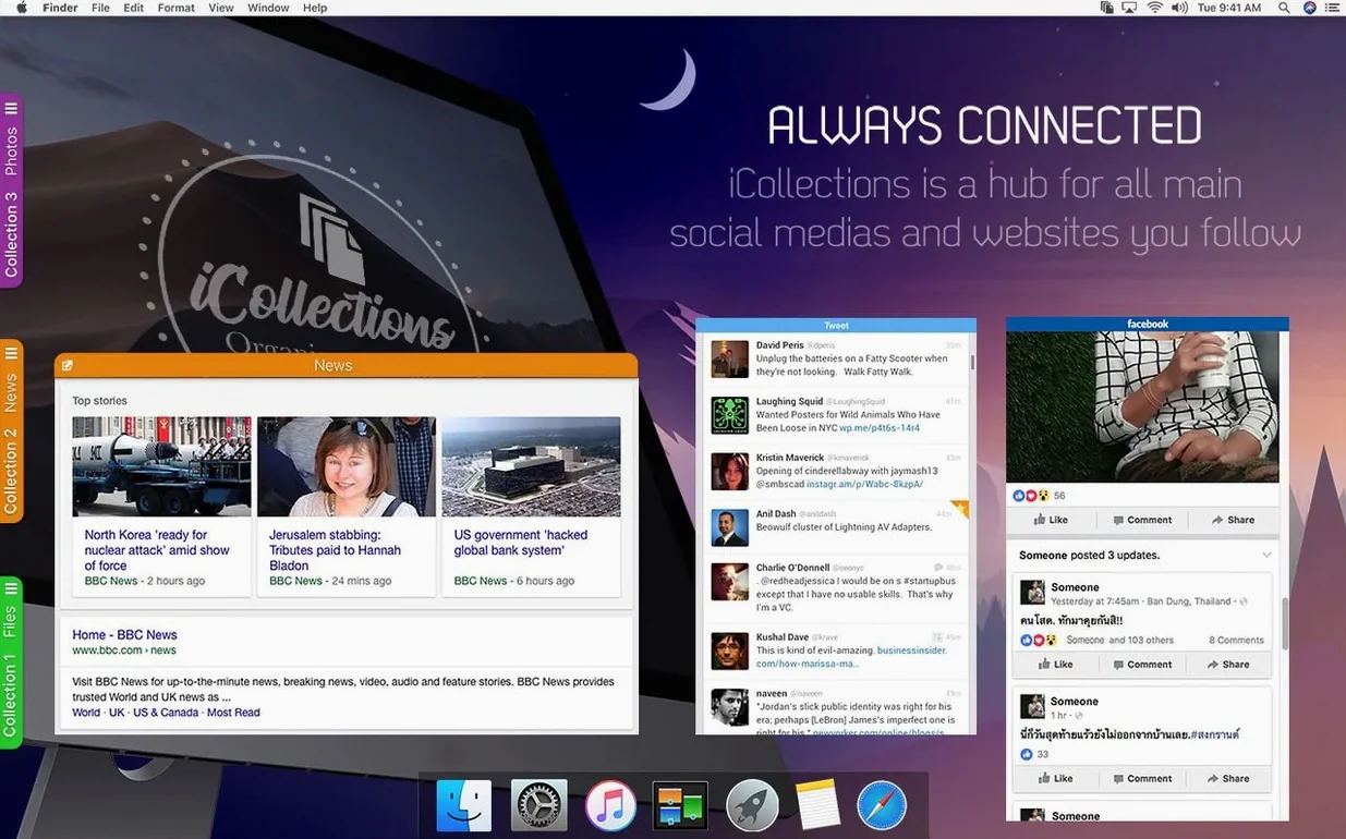 iCollections — closer look 3 iCollections view 3 on macOS