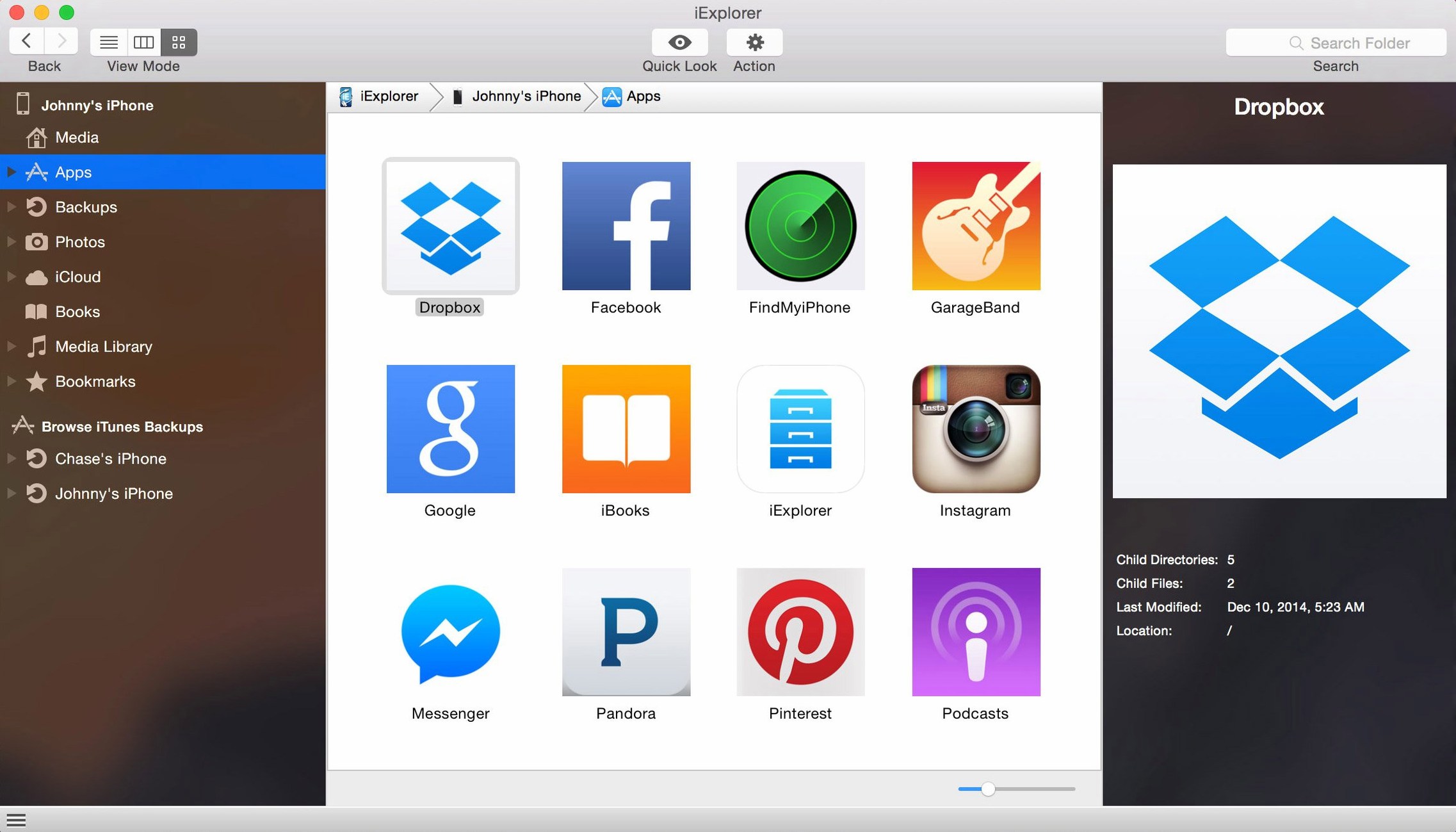 iExplorer — closer look 1 iexplorer torrent, main view
