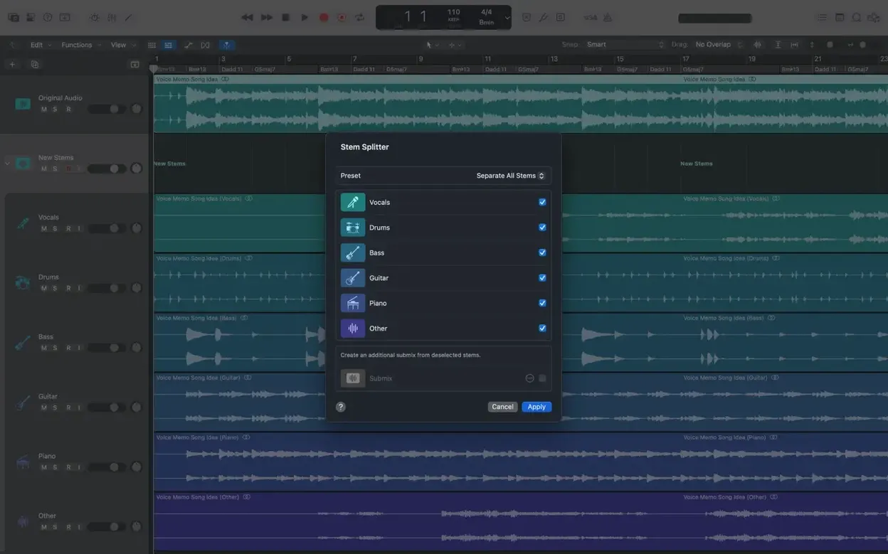 Logic Pro — closer look 4 Logic Pro view 4 on macOS