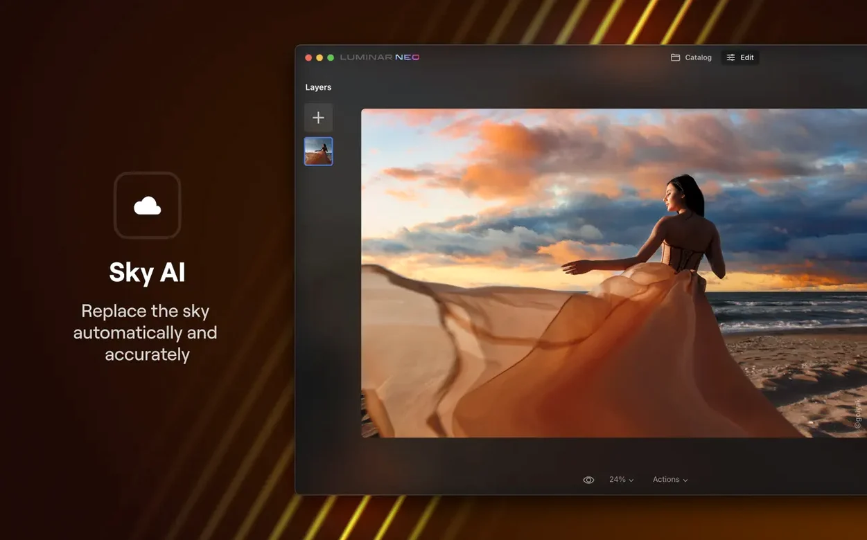 Luminar Neo — closer look 5 Luminar Neo view 5 on macOS