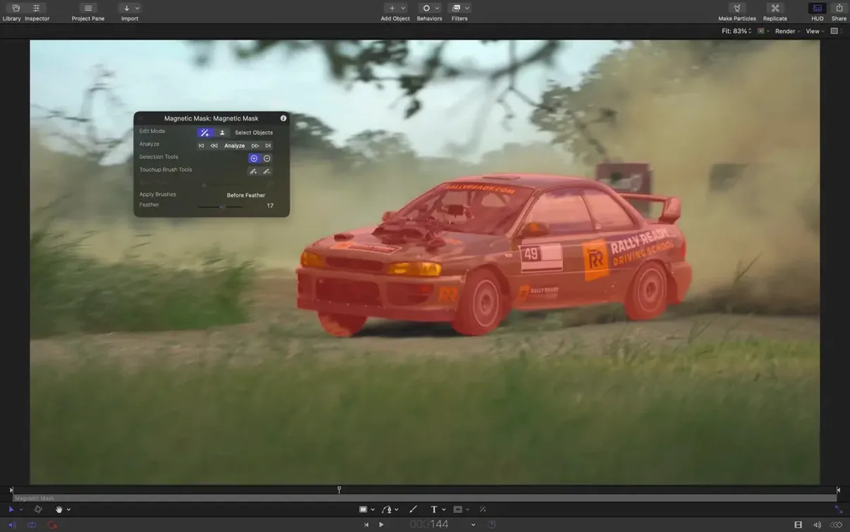 Motion — closer look 2 Motion view 2 on macOS