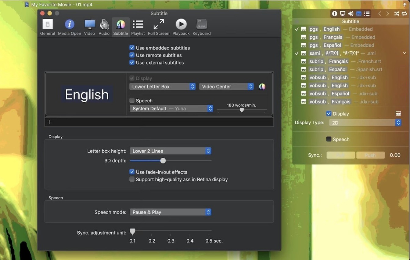 Movist Pro — closer look 4 Movist Pro view 4 on macOS