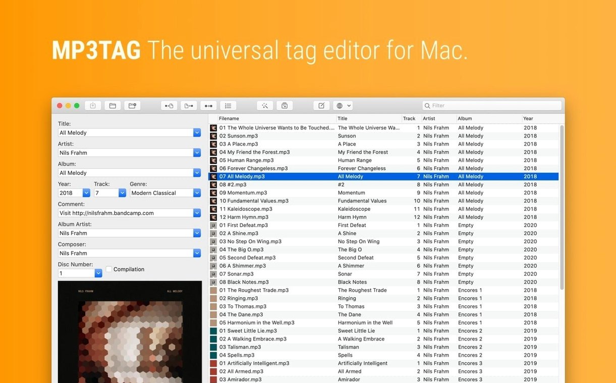 Mp3tag — closer look 1 mp3tag license mac — screen capture