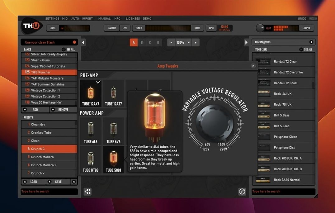 Overloud TH-U Premium — closer look 1 overloud th-u premium macos free — screen capture