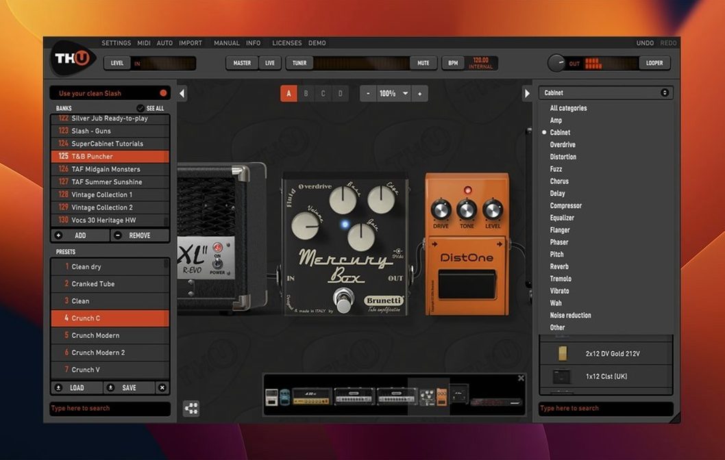Overloud TH-U Premium — closer look 3 Overloud TH-U Premium view 3 on macOS