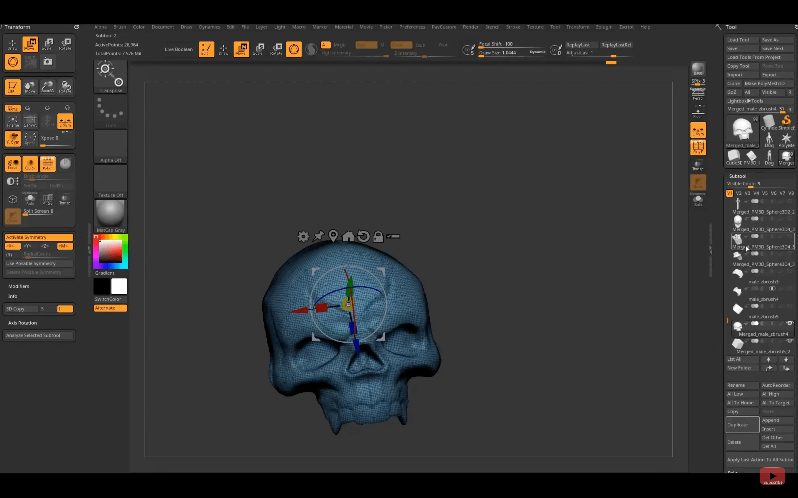 Pixologic Zbrush — closer look 4 Pixologic Zbrush view 4 on macOS