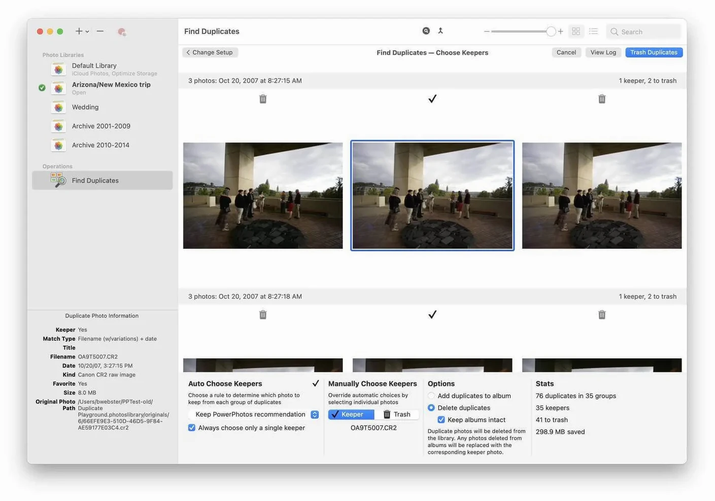 PowerPhotos — closer look 4 PowerPhotos view 4 on macOS