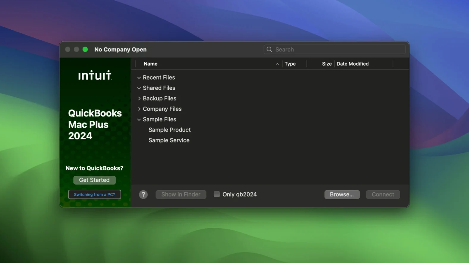 QuickBooks Mac Plus showcase 1 quickbooks mac torrent, main view